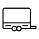 A flat screen television with a remote control.