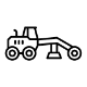 Illustration of a tractor pulling a trailer.